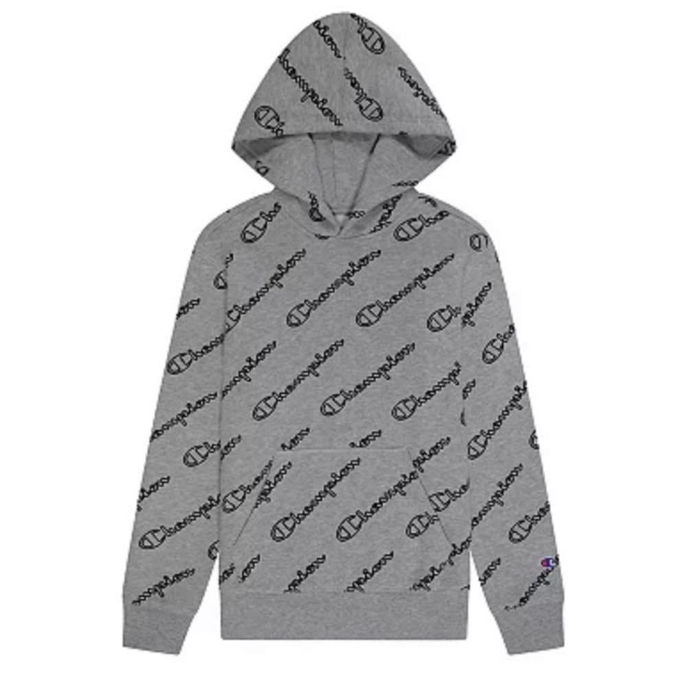 Champion Youth size large grey hoodie